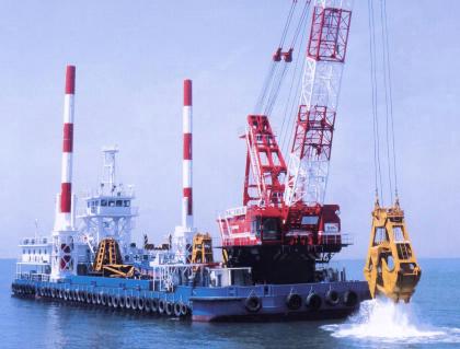 各種クレーン船・浚渫船