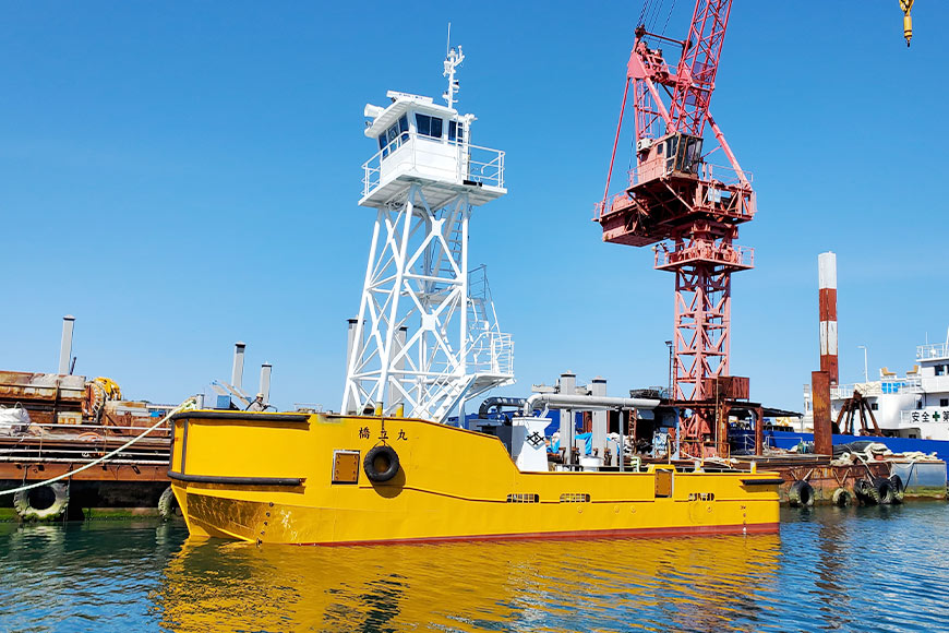 作業船の造船に特化